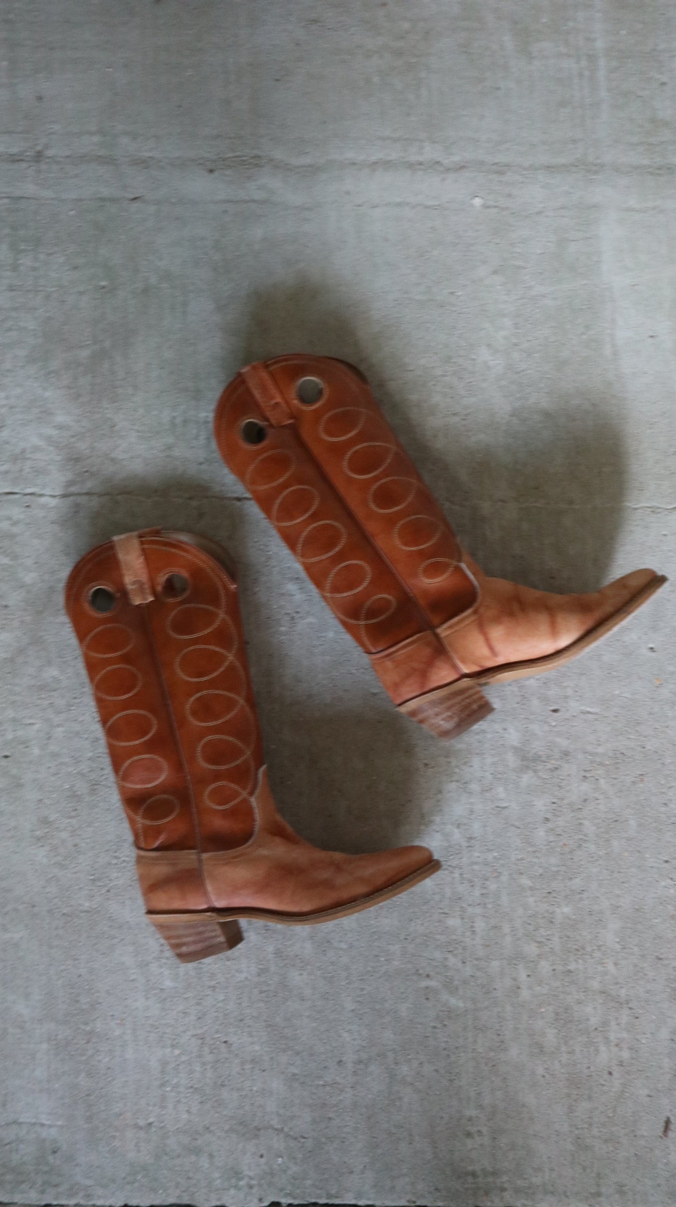 Vintage Lasso Stitch Boots | 5 uk