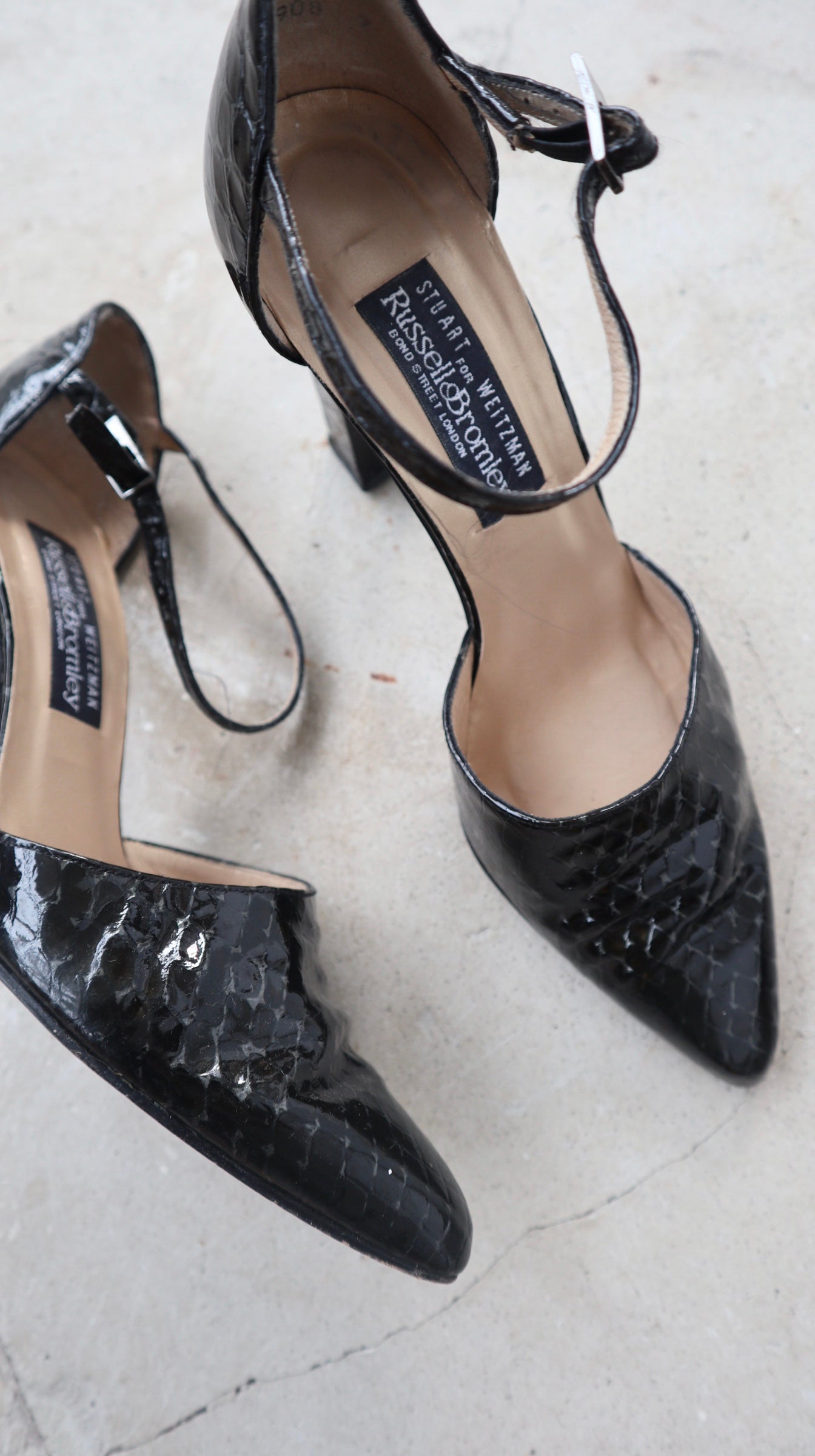 Black Snake Skin Heels| 5