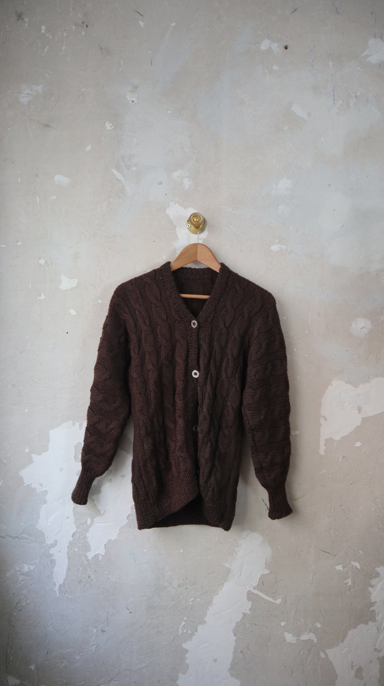 Dark Brown knitted Cardigan | 10