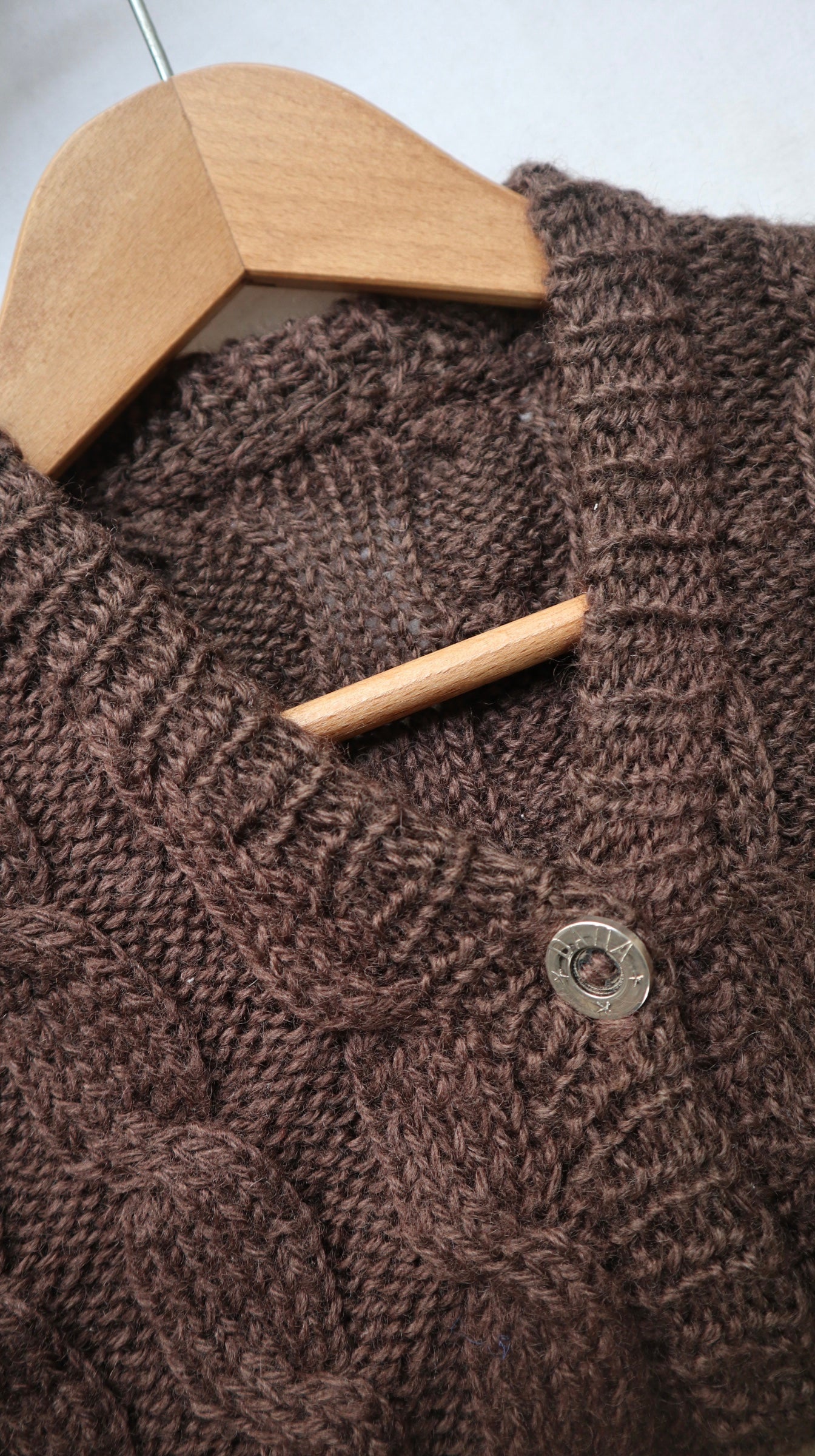 Dark Brown knitted Cardigan | 10