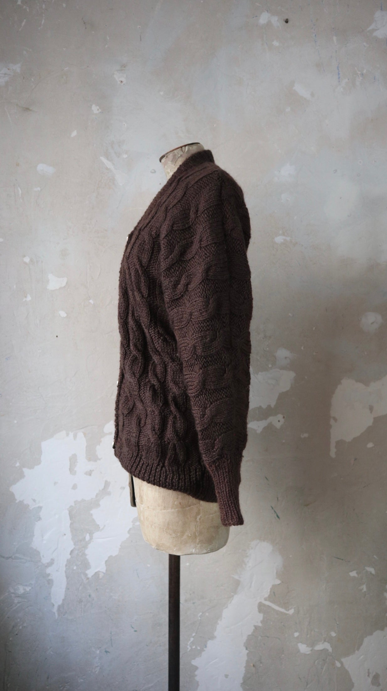 Dark Brown knitted Cardigan | 10