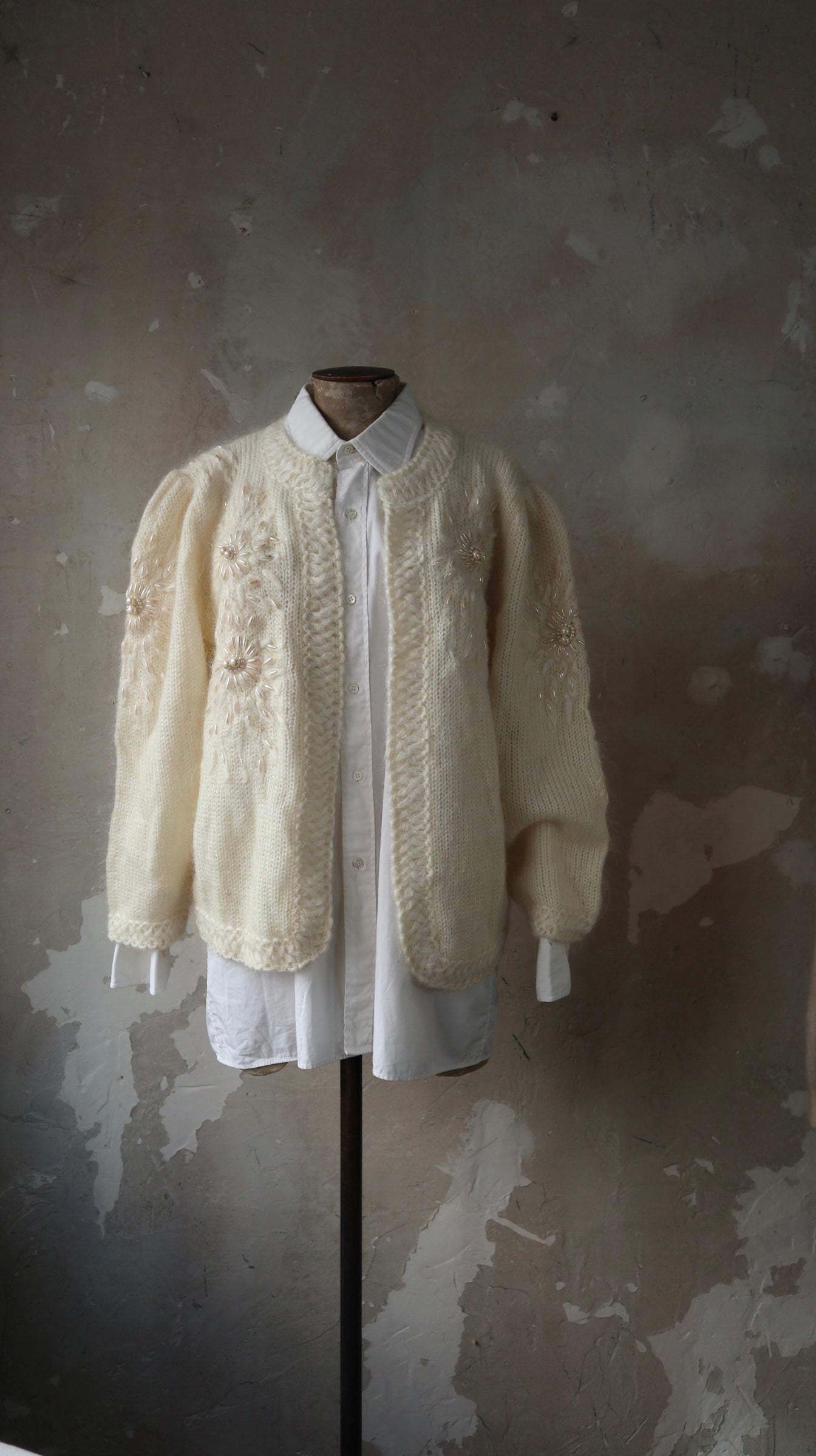 Mohair Beaded Cardigan | 12