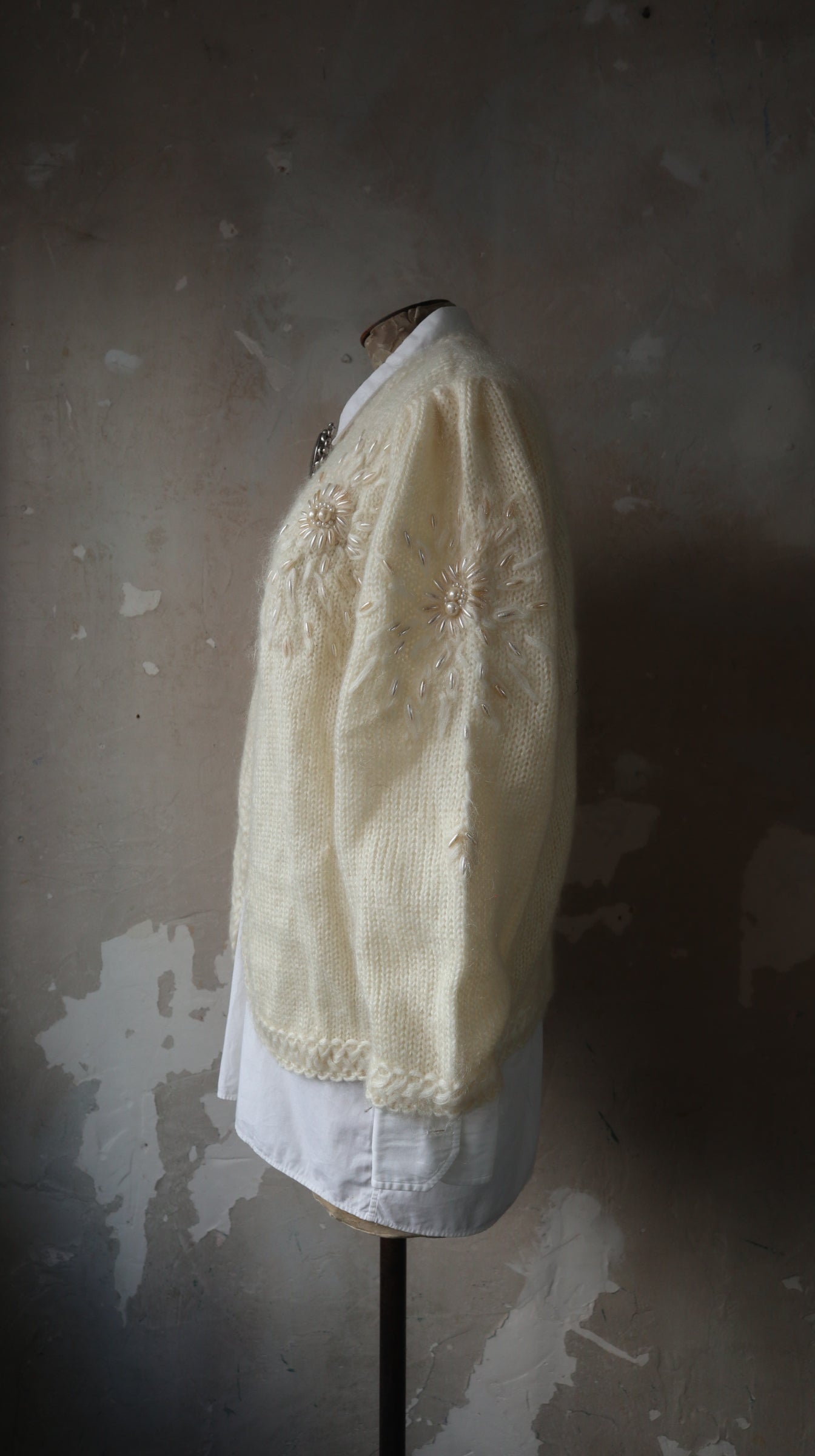 Mohair Beaded Cardigan | 12