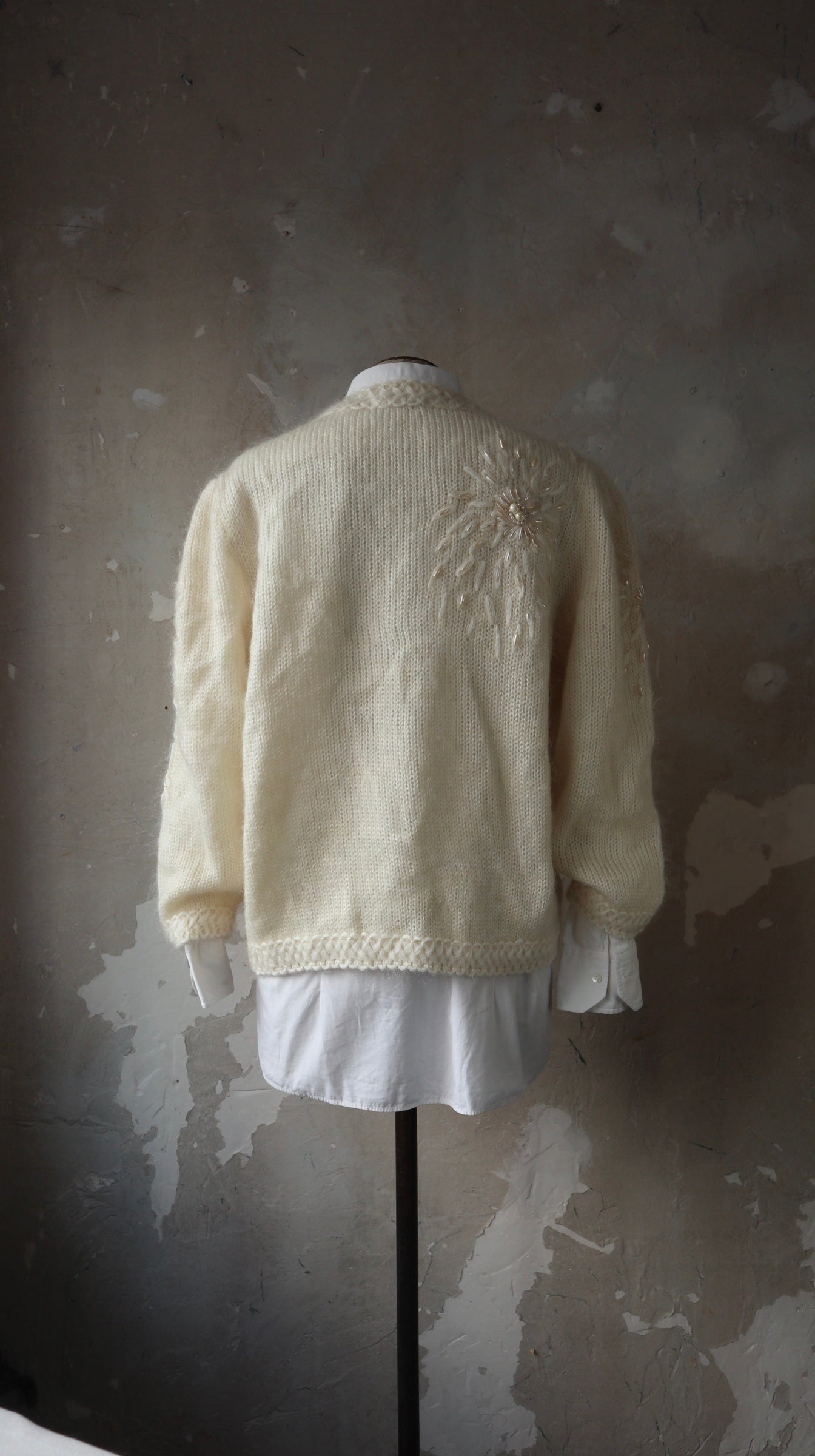 Mohair Beaded Cardigan | 12