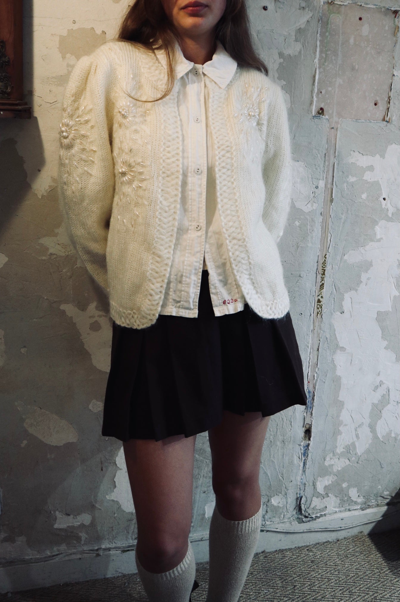 Mohair Beaded Cardigan | 12