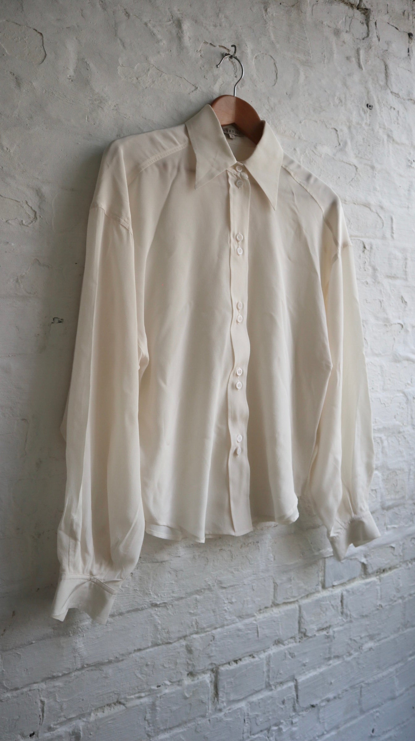 Silk Dagger Collar Shirt | 8