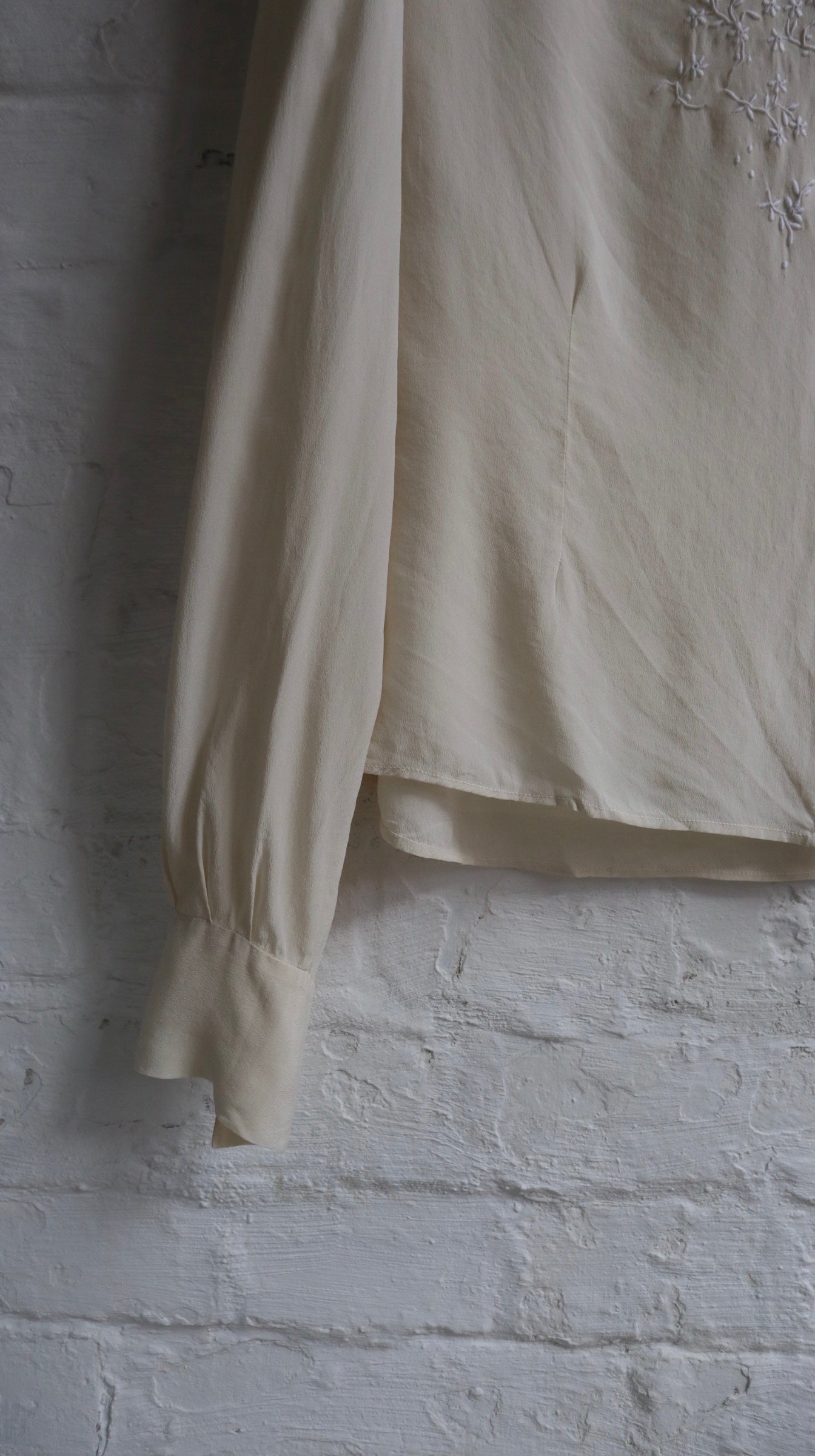 Vintage Pure Silk 40s Blouse | 8-10