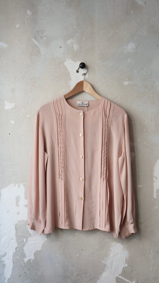Blush Silk Blouse | 12