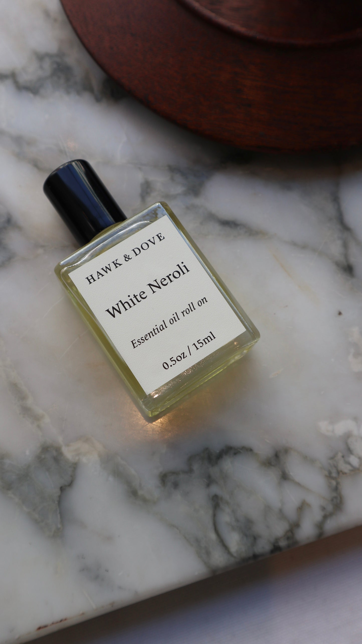 Hawk & Dove White Neroli Essential Oil Roll-On
0.5oz / 15ml