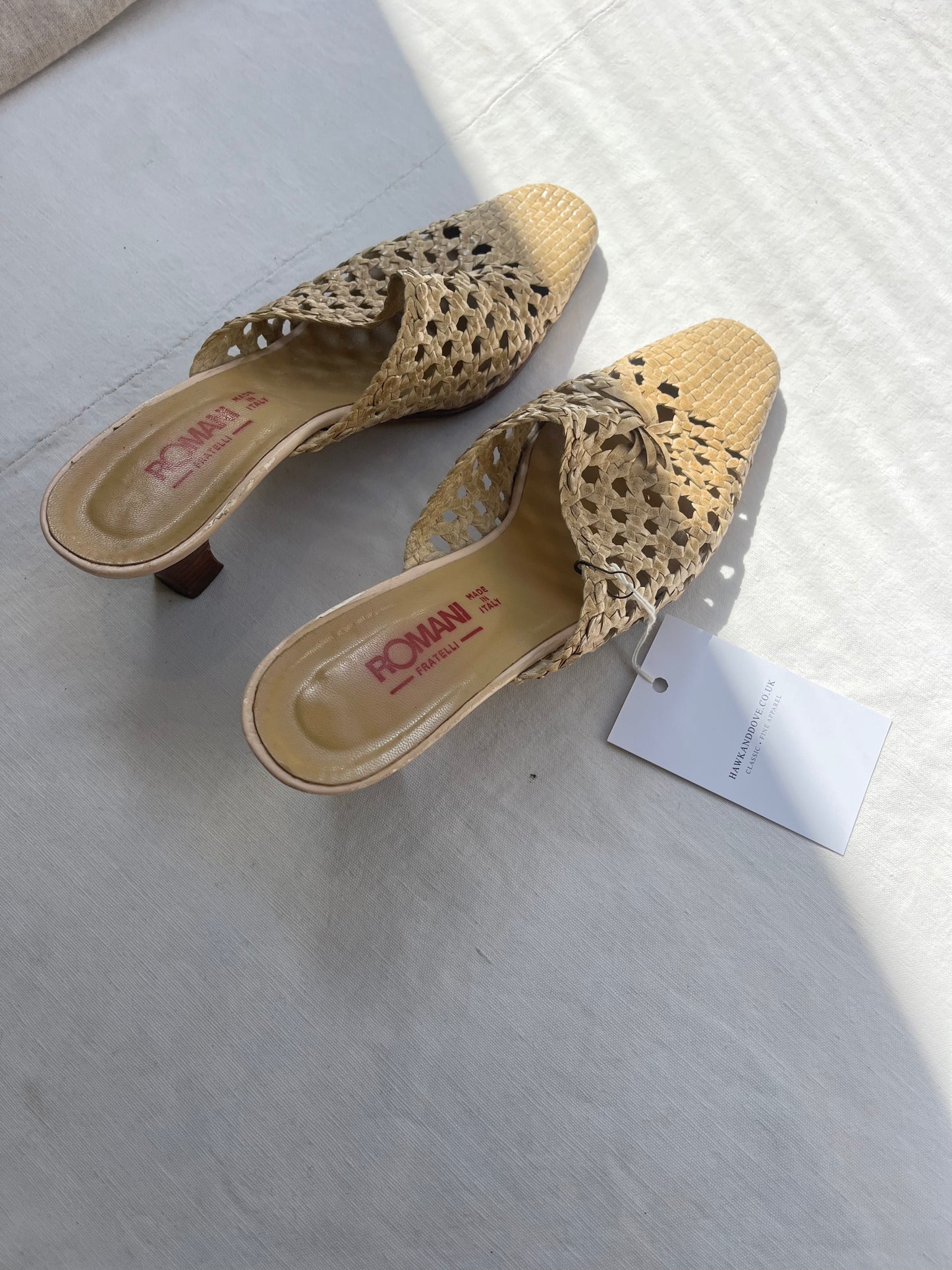 woven Leather Mules | 5