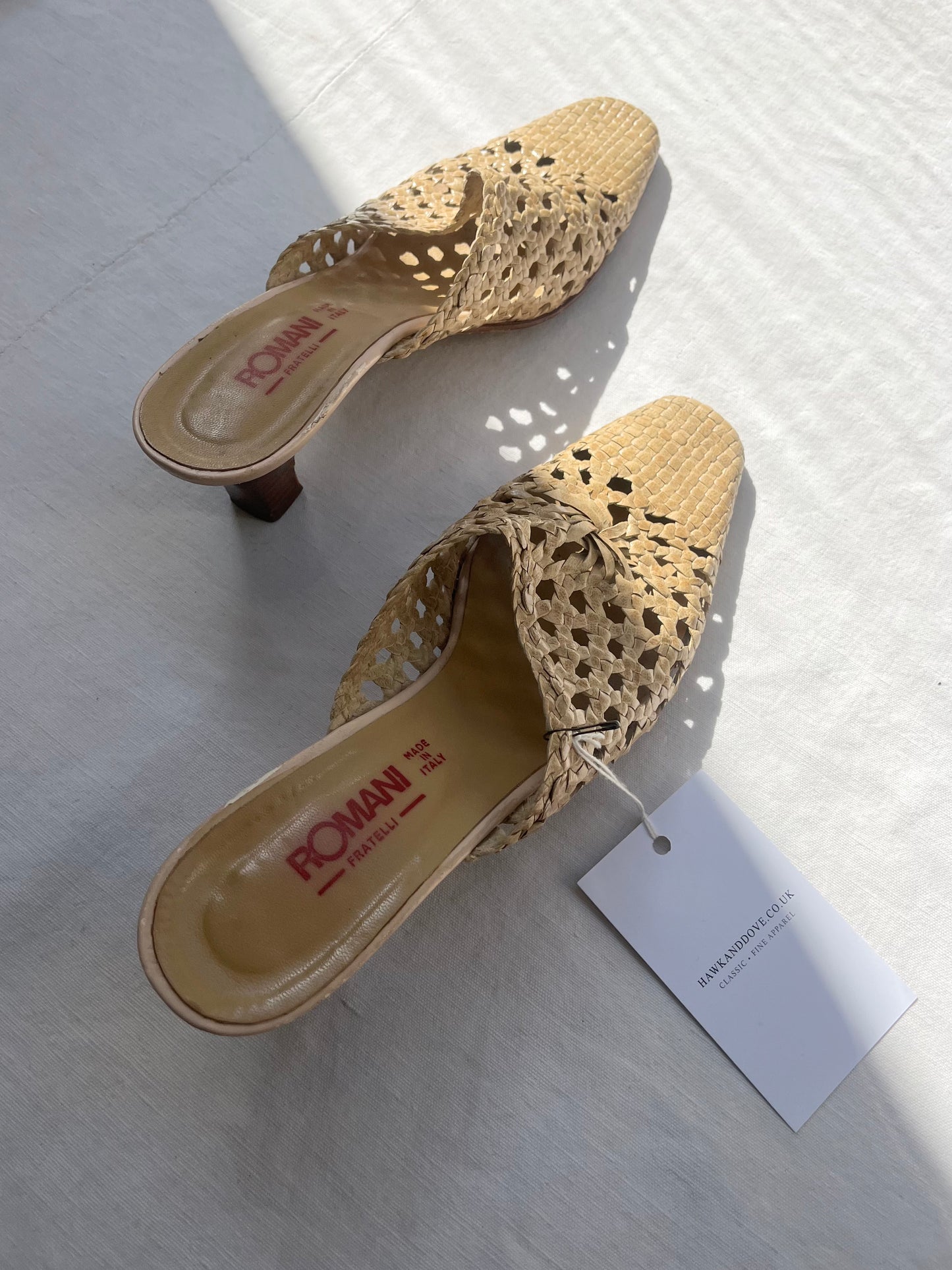 woven Leather Mules | 5