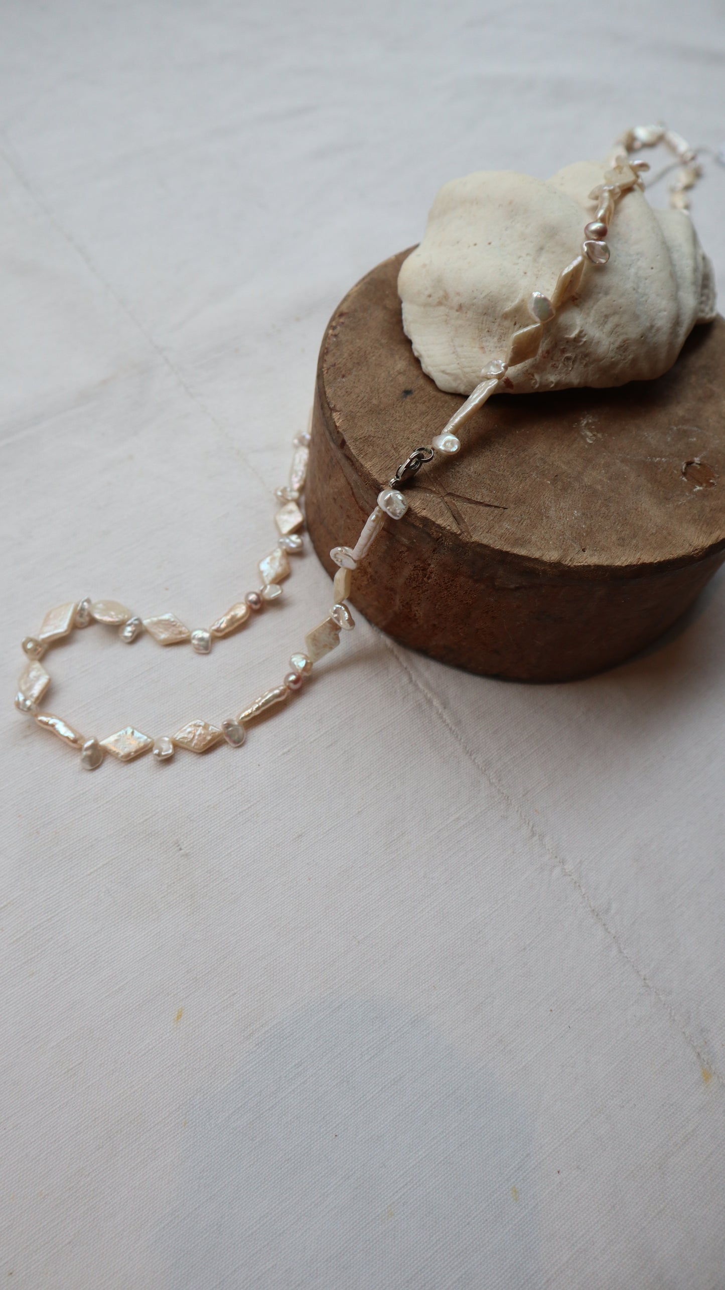 Natural Fresh Water Pearl Necklace