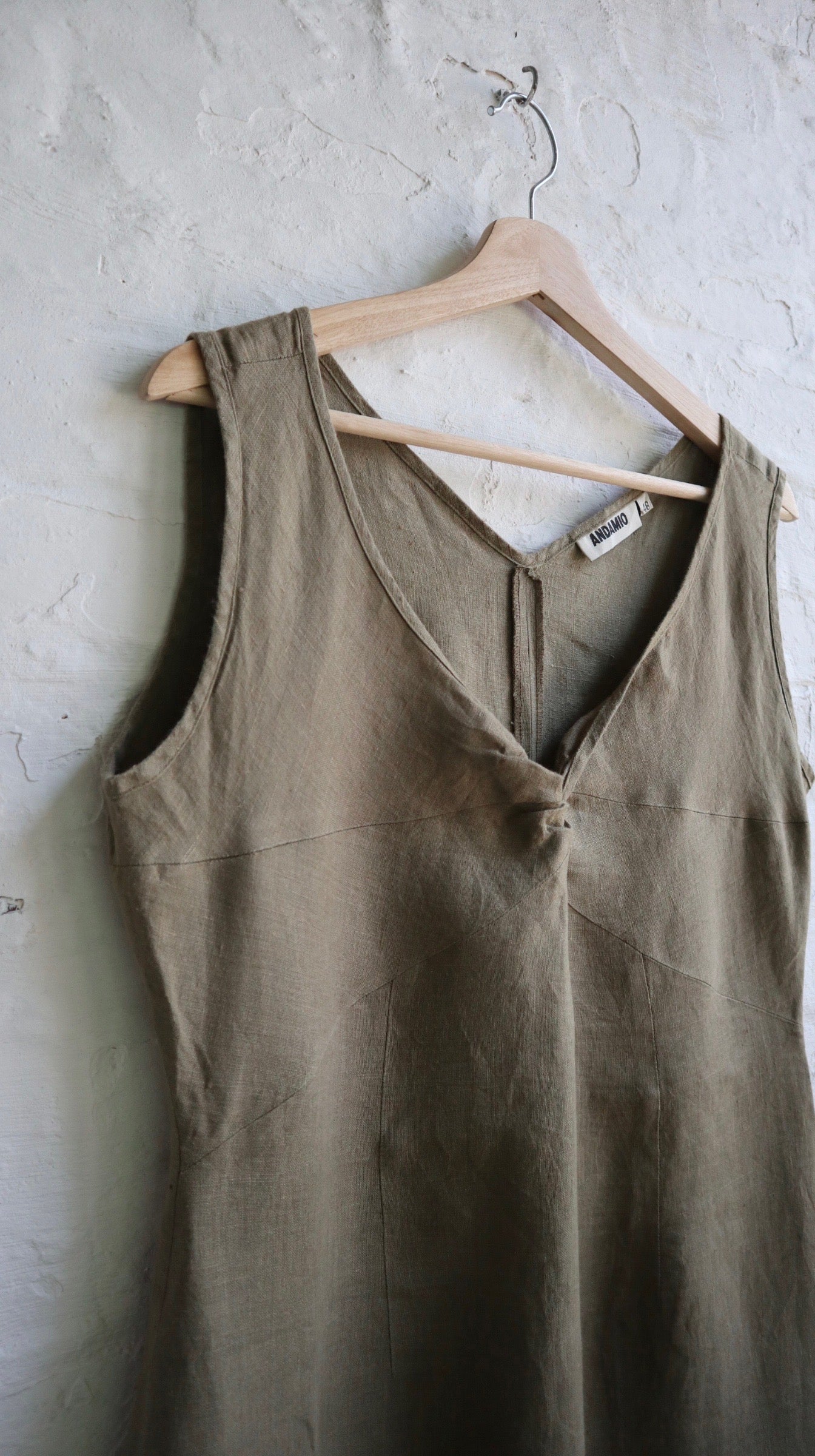 Italian Linen Minimalist Dress| 14