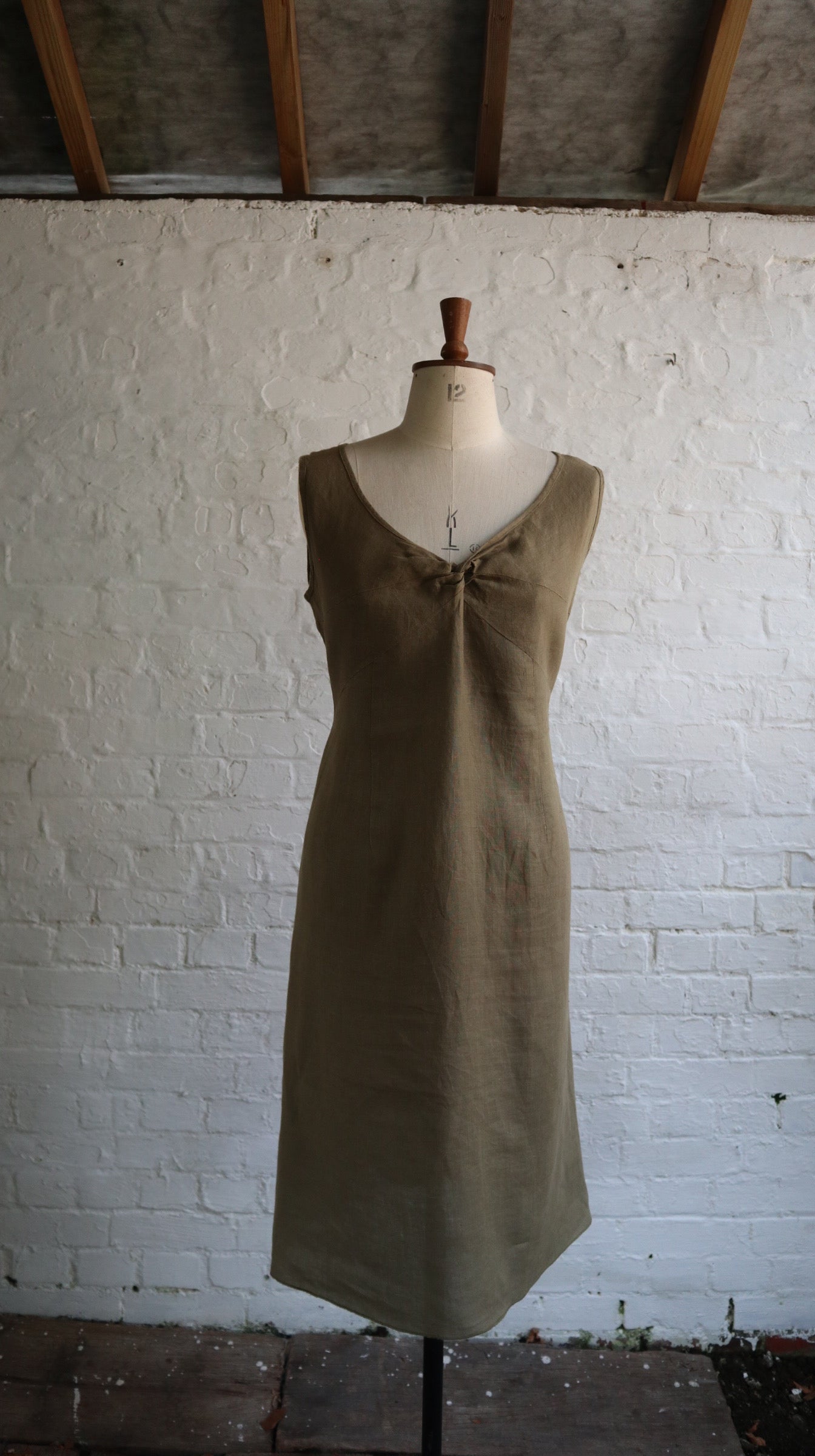 Italian Linen Minimalist Dress| 14
