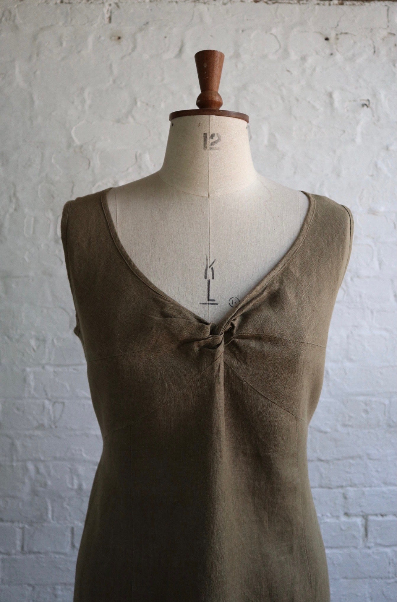 Italian Linen Minimalist Dress| 14