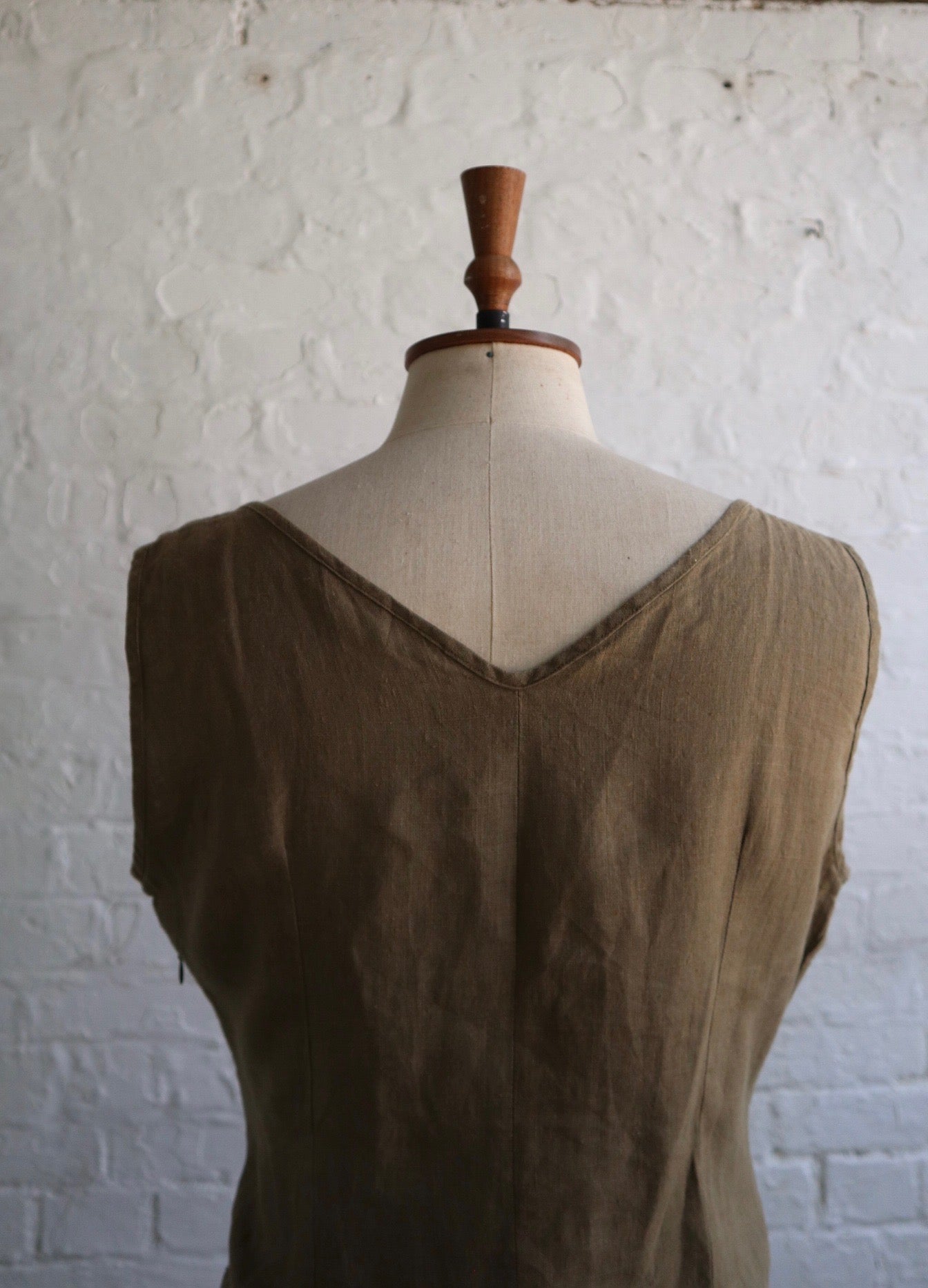 Italian Linen Minimalist Dress| 14