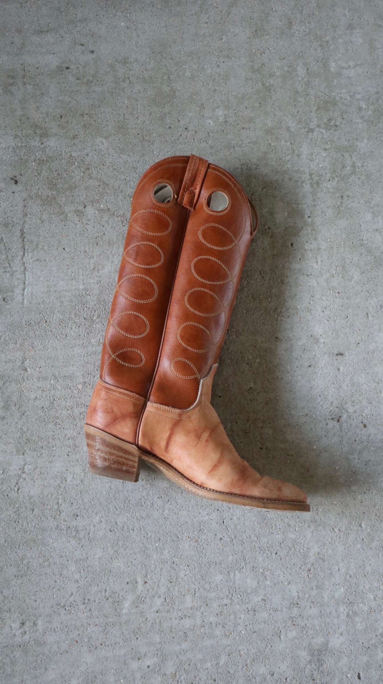 Vintage Lasso Stitch Boots | 5 uk