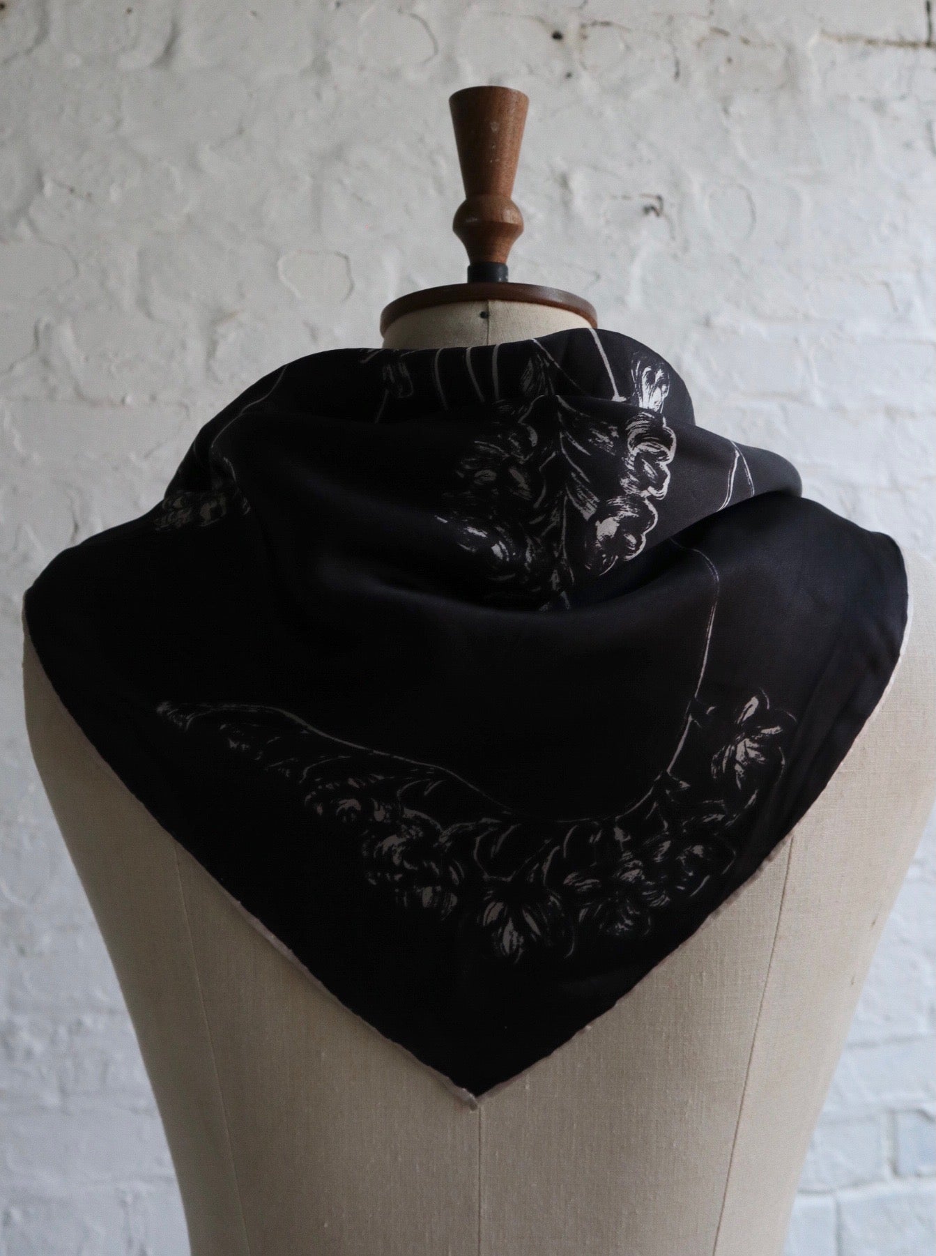 Hand Rolled Silk Scarf