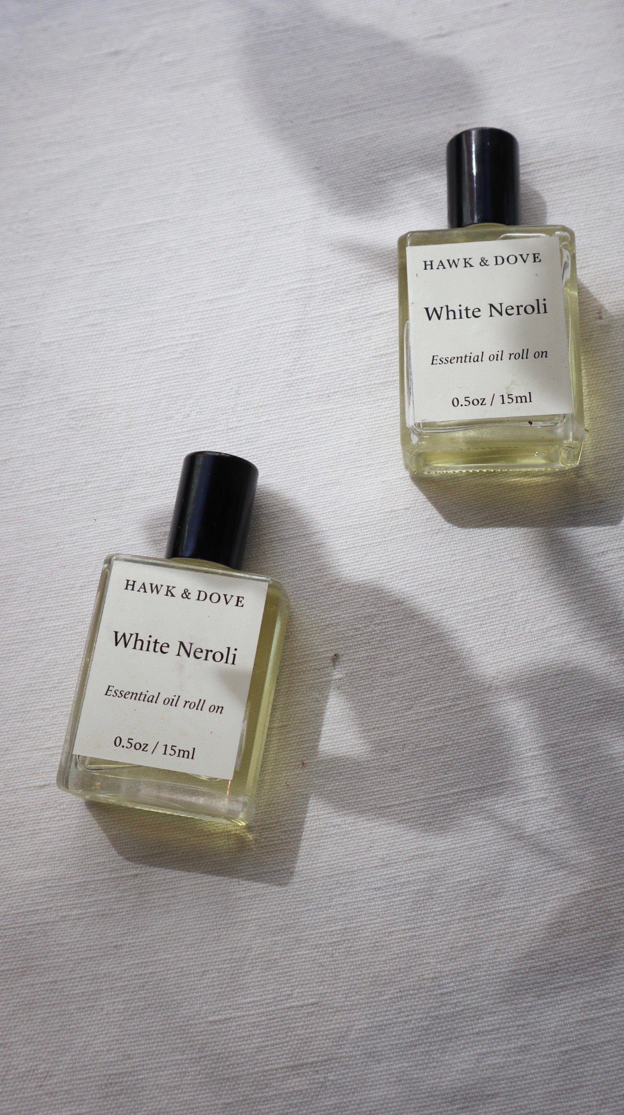 Hawk & Dove White Neroli Essential Oil Roll-On
0.5oz / 15ml