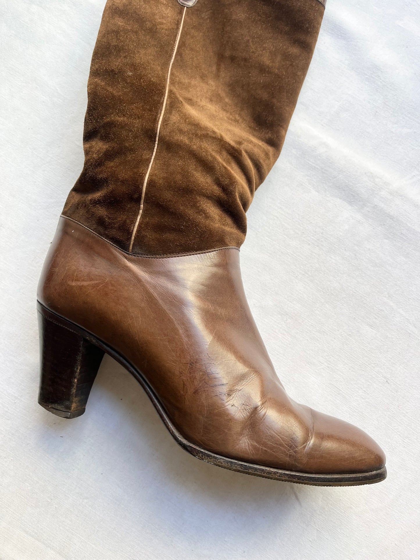 Vintage  70s Gucci Suede Boots / 5