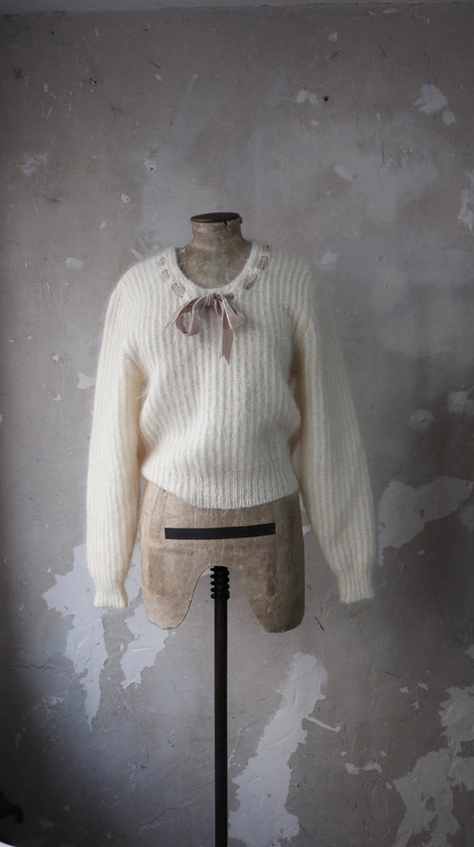 Mohair Bow Sweater | 10