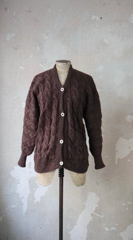 Dark Brown knitted Cardigan | 10