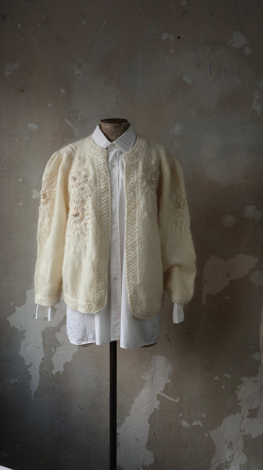 Mohair Beaded Cardigan | 12