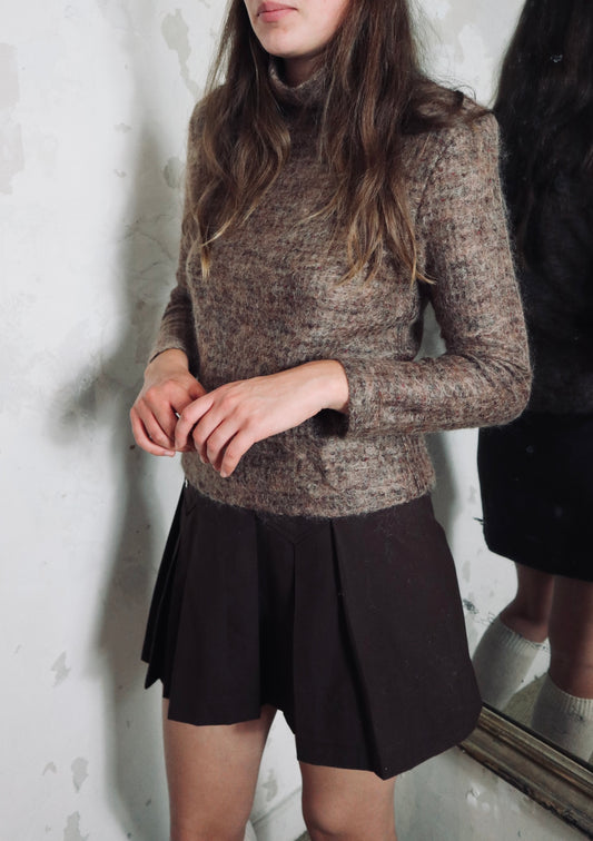 Mohair turtleneck neck Skinny Jumper | 8-10
