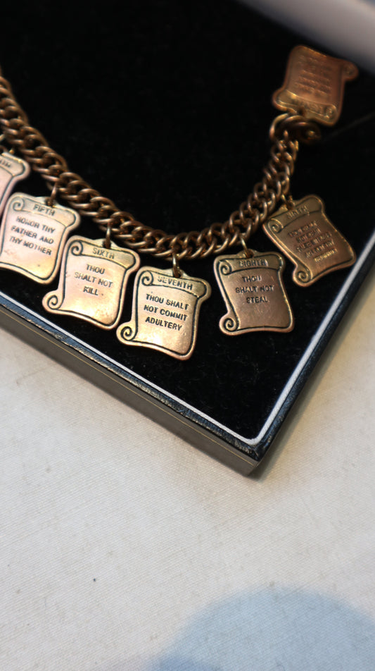 The 10 Commandments Scroll Bracelet