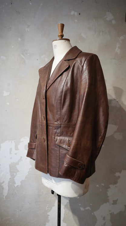 Brown Leather Jacket | 10