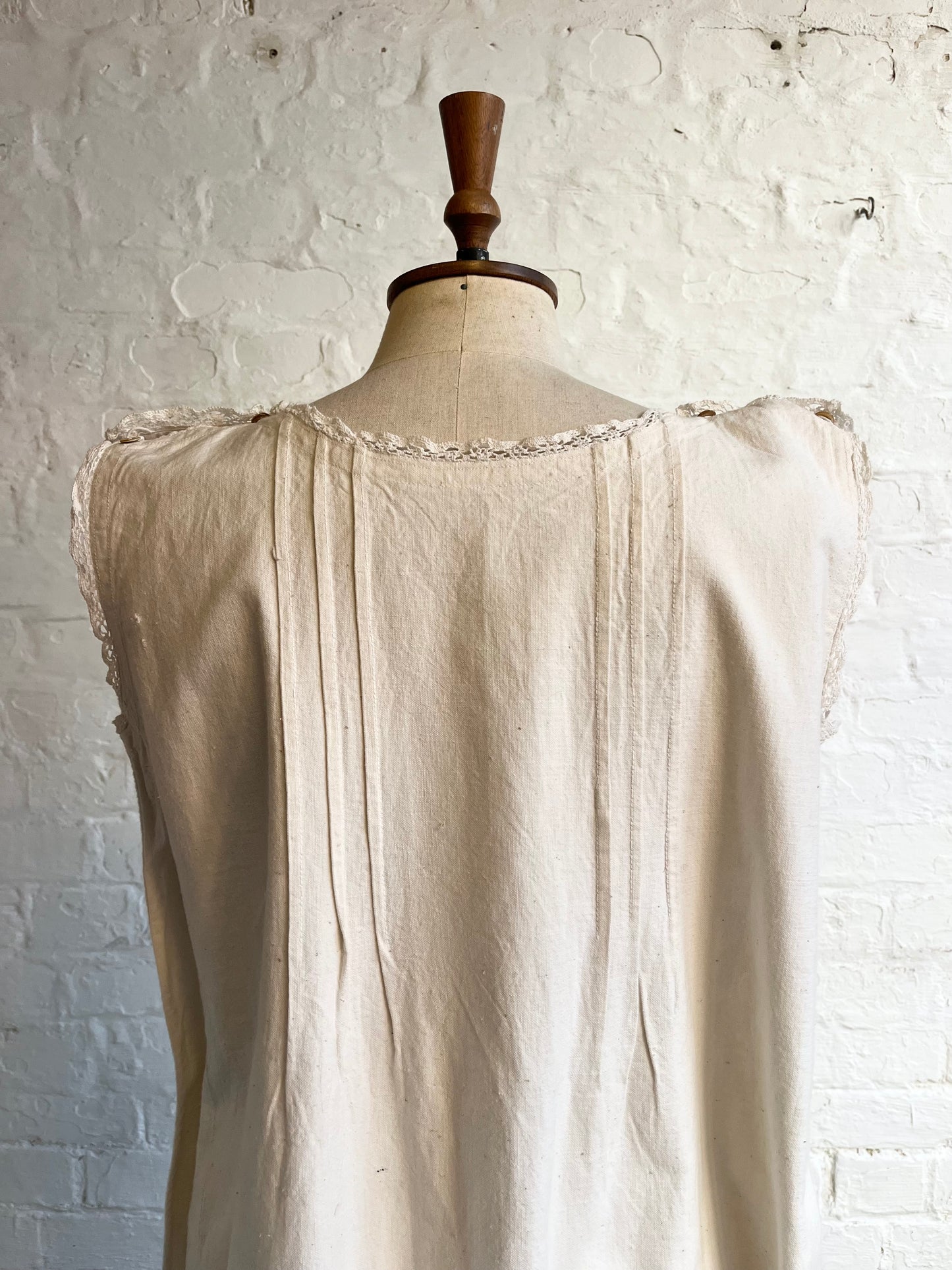 Antique Cotton French Dress| 12
