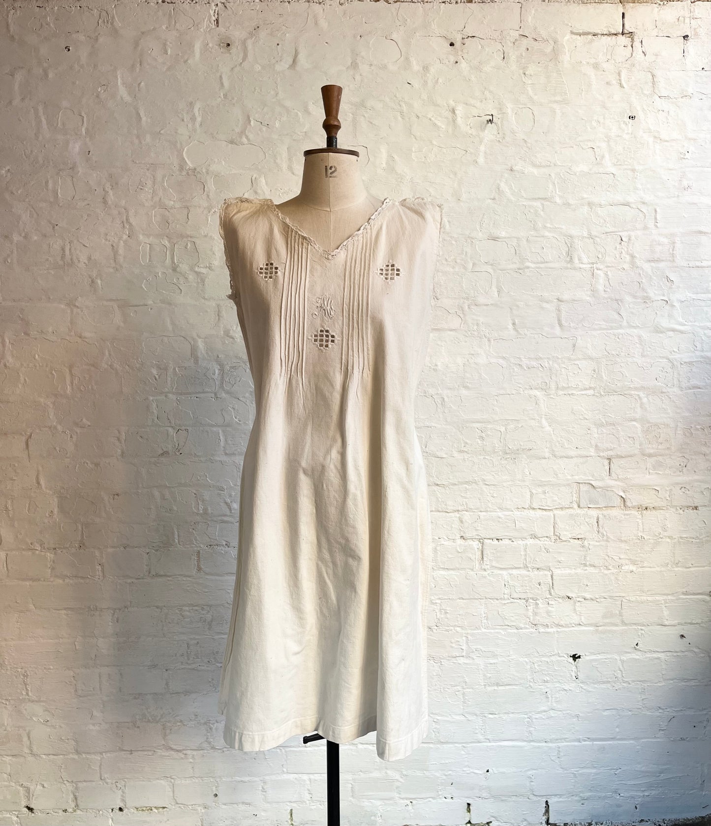 Antique Cotton French Dress| 12
