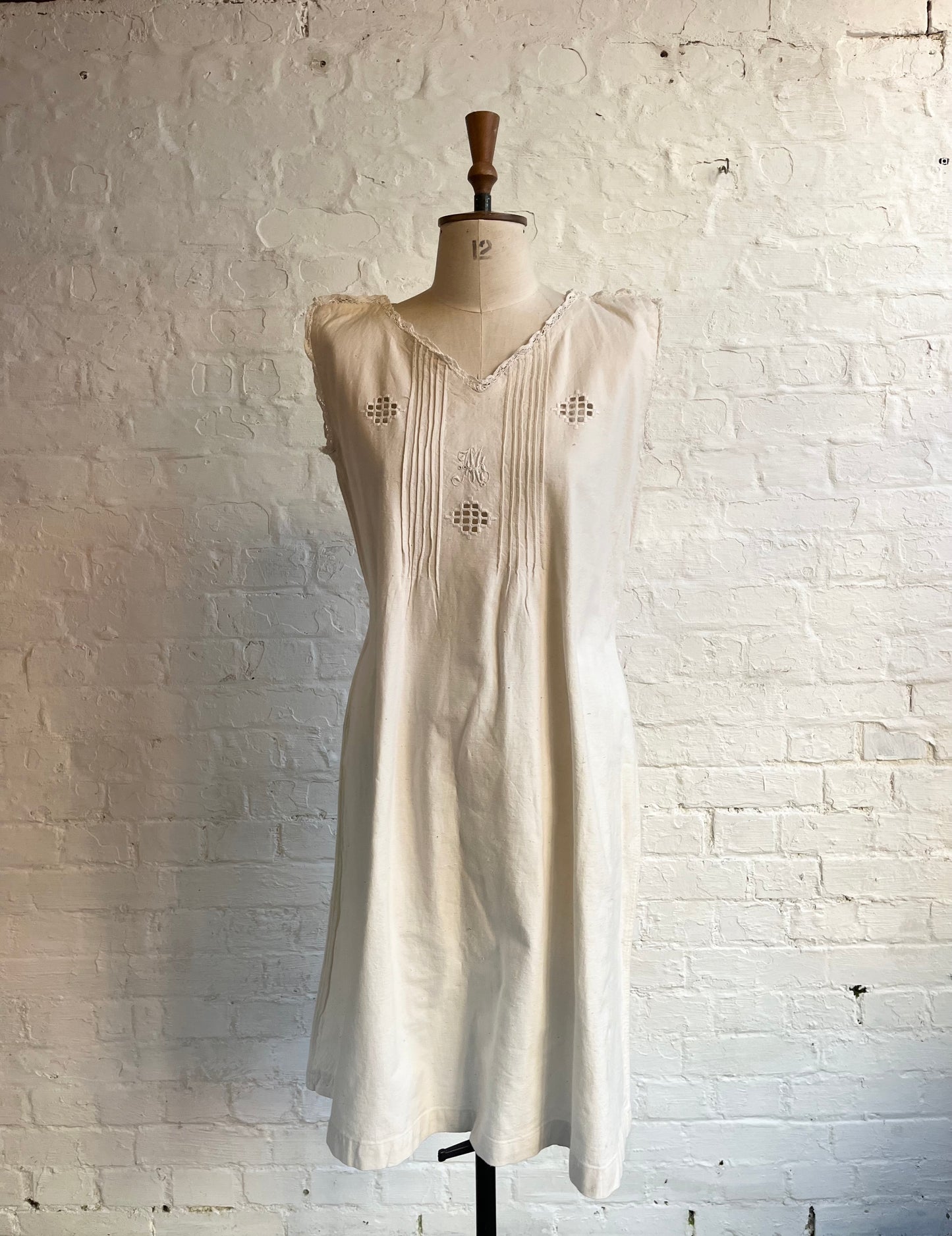 Antique Cotton French Dress| 12