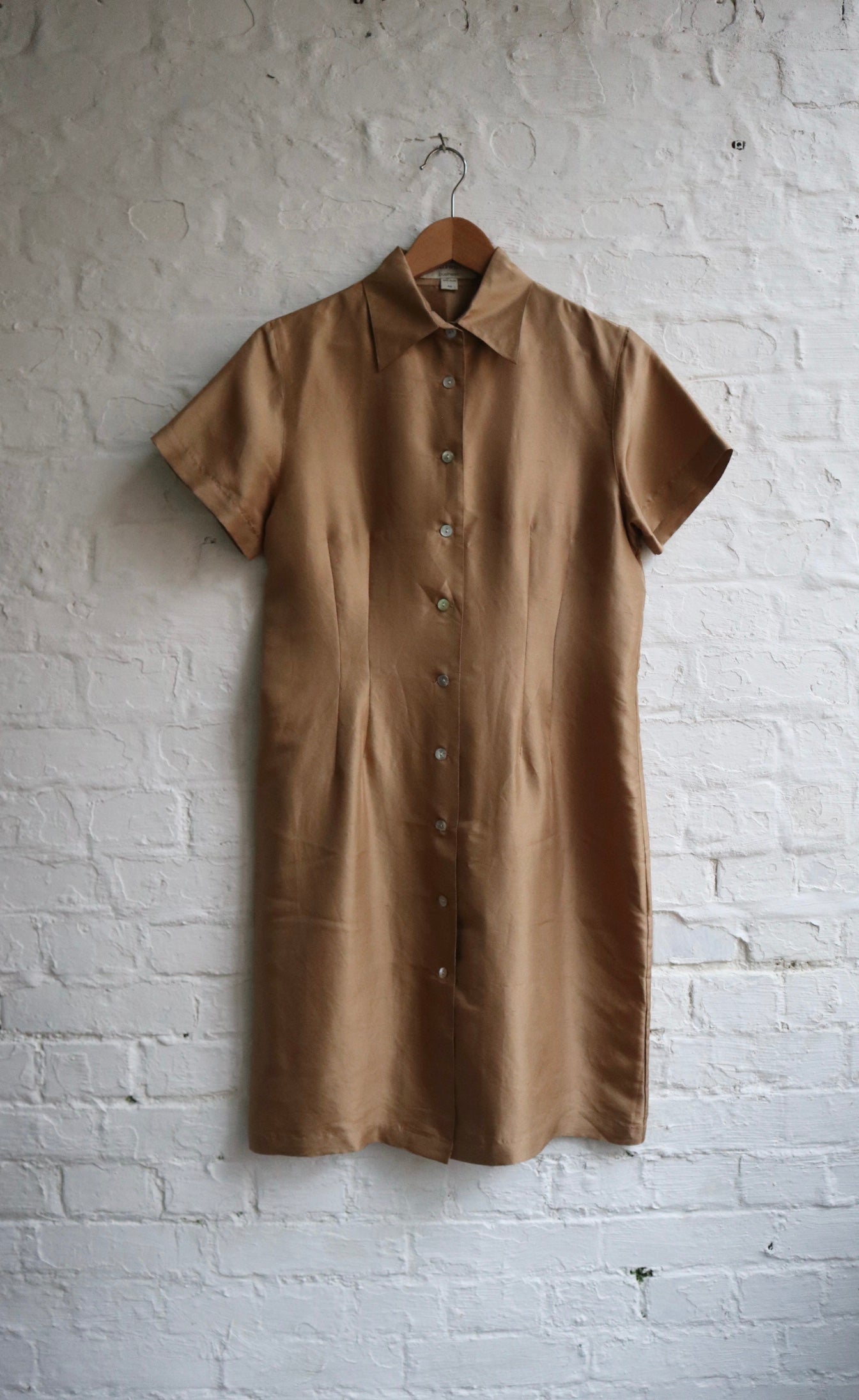 Silk Modernist Shirt Dress | 10