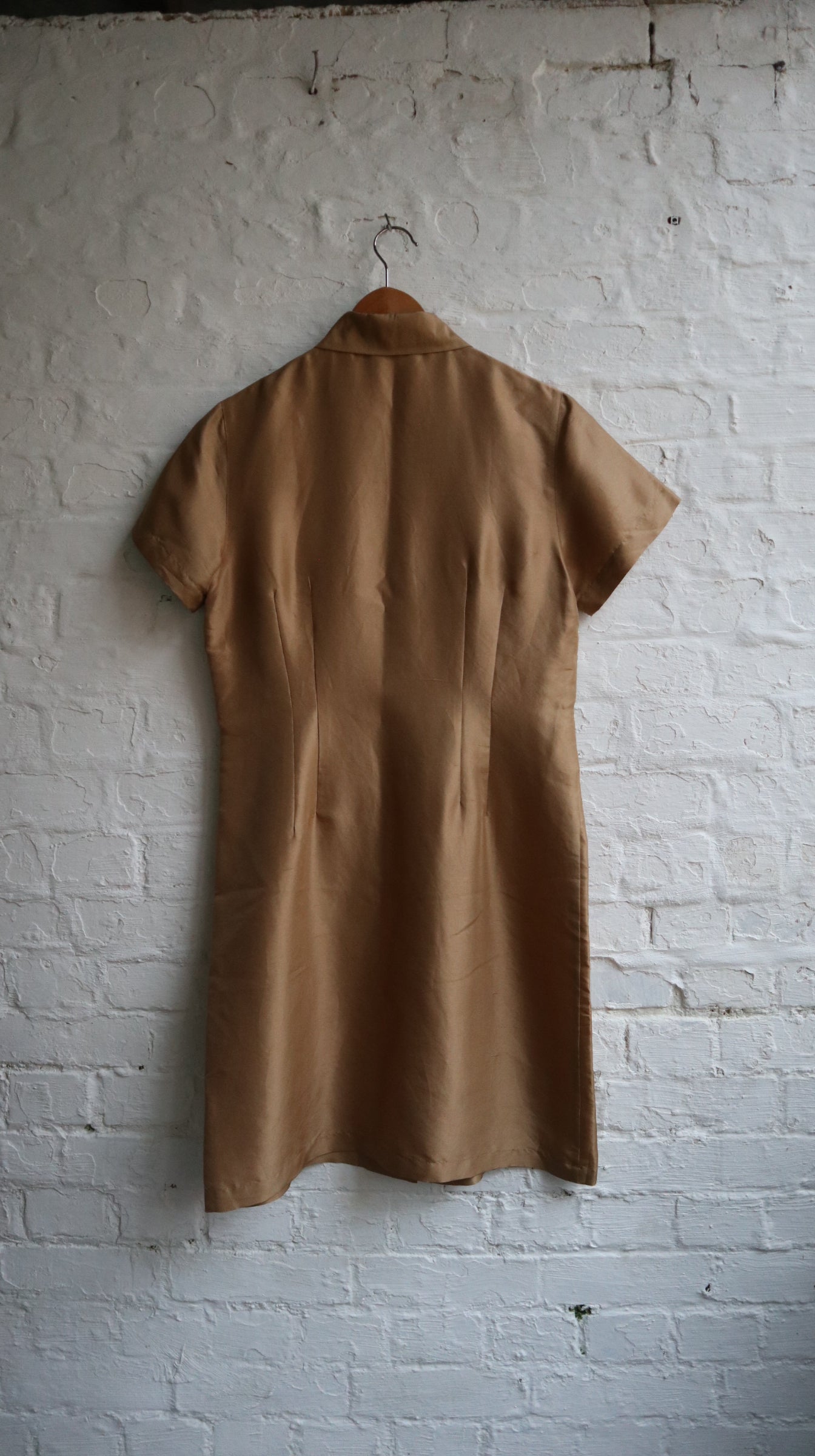Silk Modernist Shirt Dress | 10