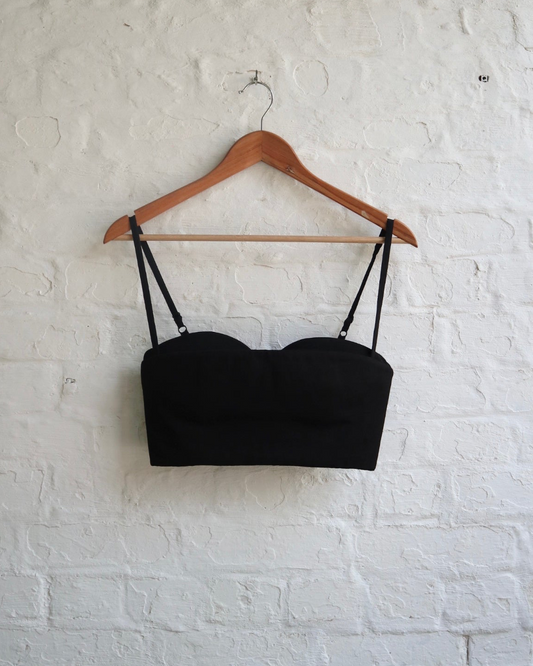 Acne  Studio Black Bustier | 36