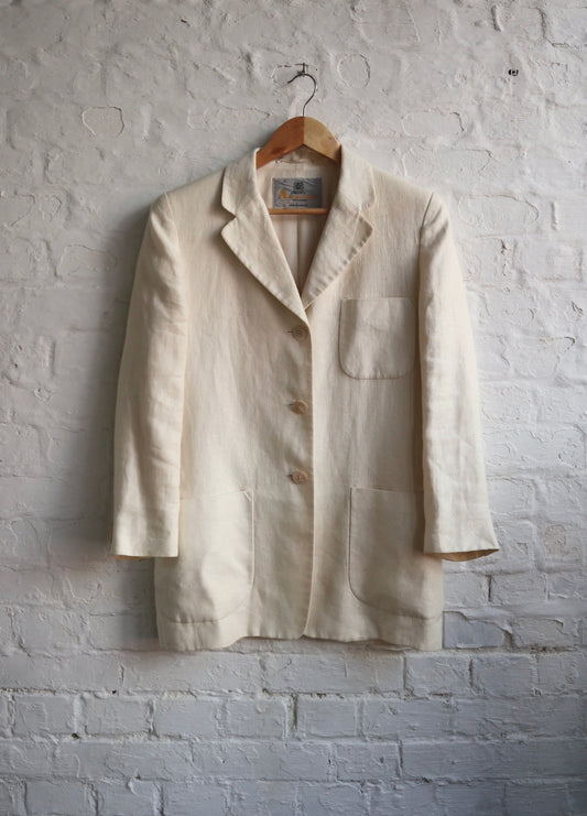 Aquascutum Linen Blazer | M