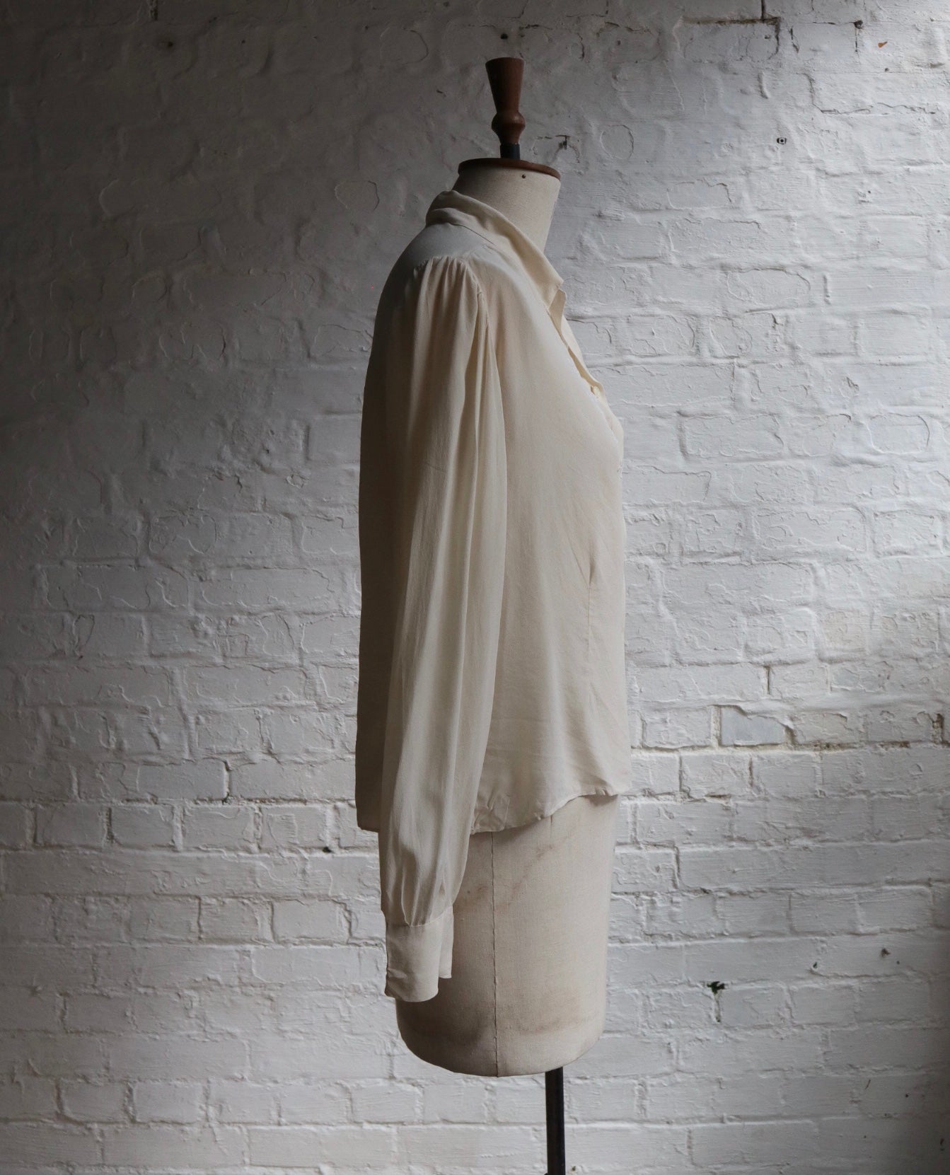 Vintage Pure Silk 40s Blouse | 8-10