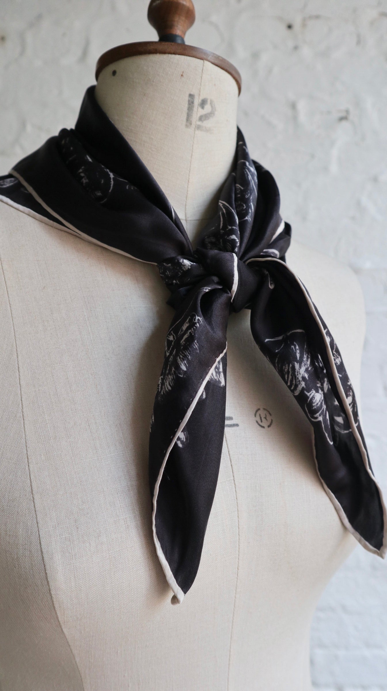 Hand Rolled Silk Scarf