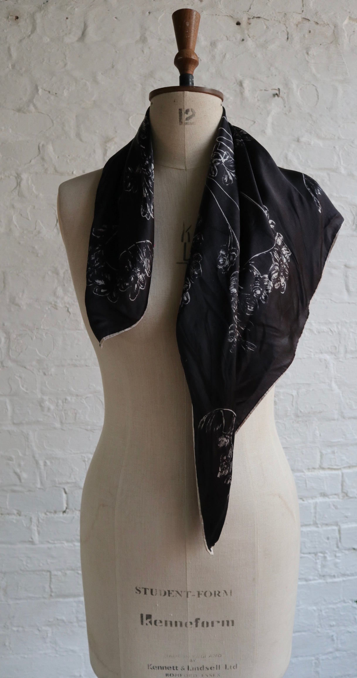 Hand Rolled Silk Scarf