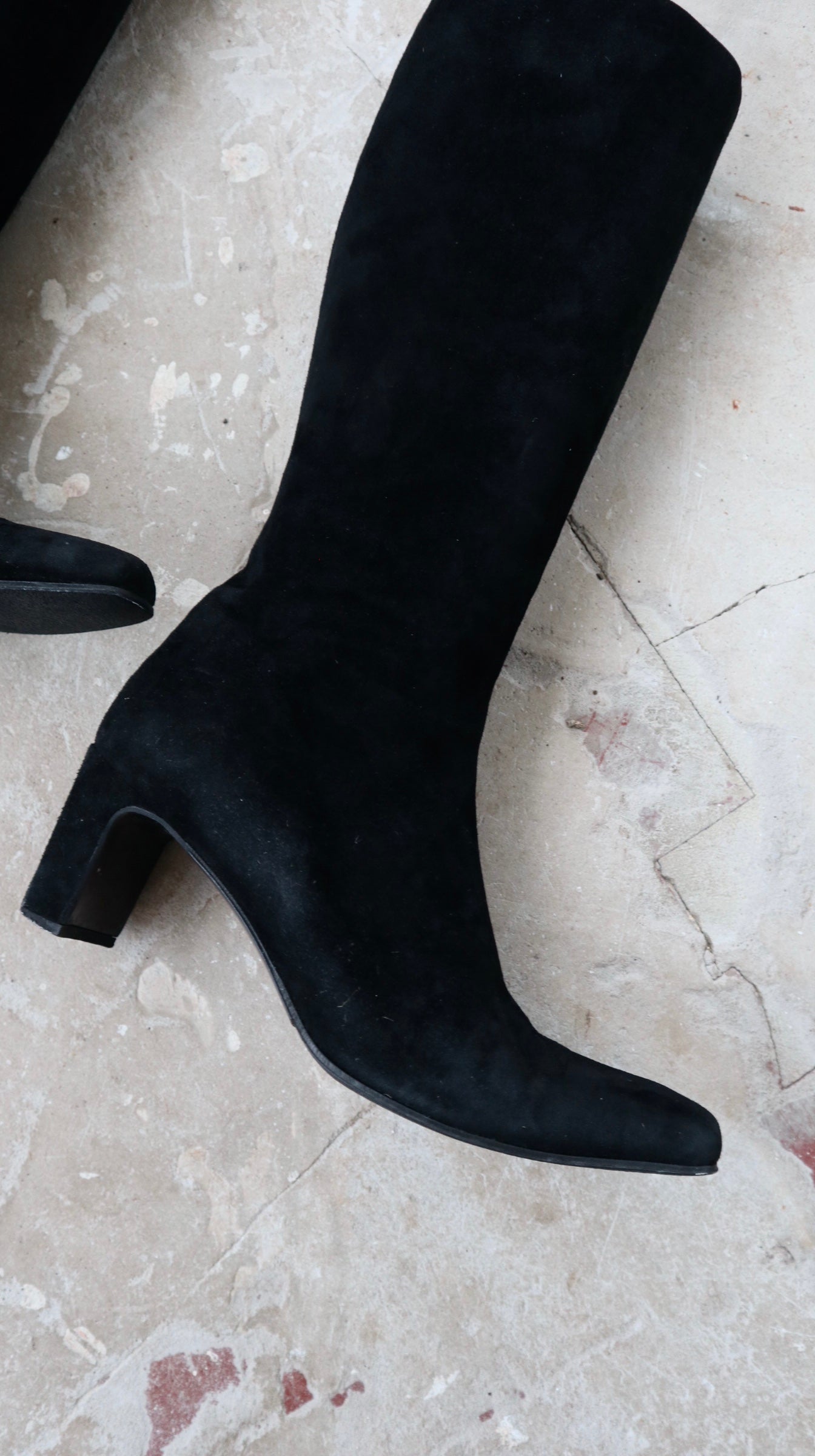 Suede Black Russell And Bromley 90s Boots | 41.5