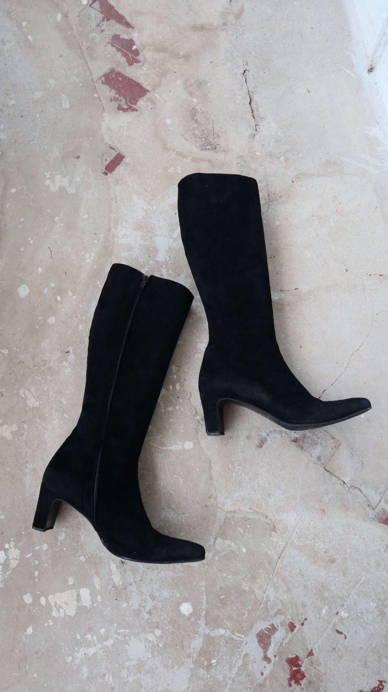 Suede Black Russell And Bromley 90s Boots | 41.5