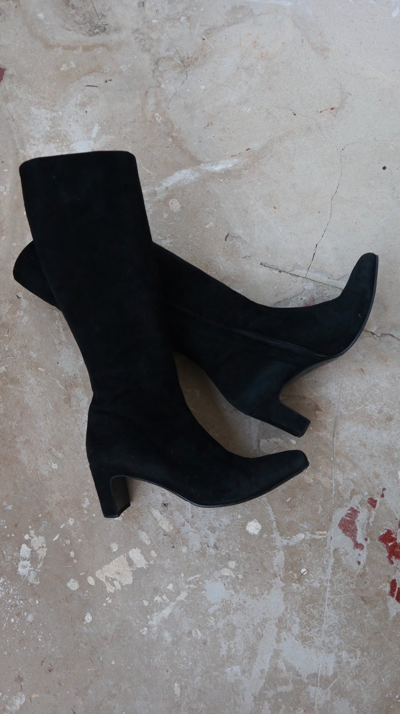 Suede Black Russell And Bromley 90s Boots | 41.5