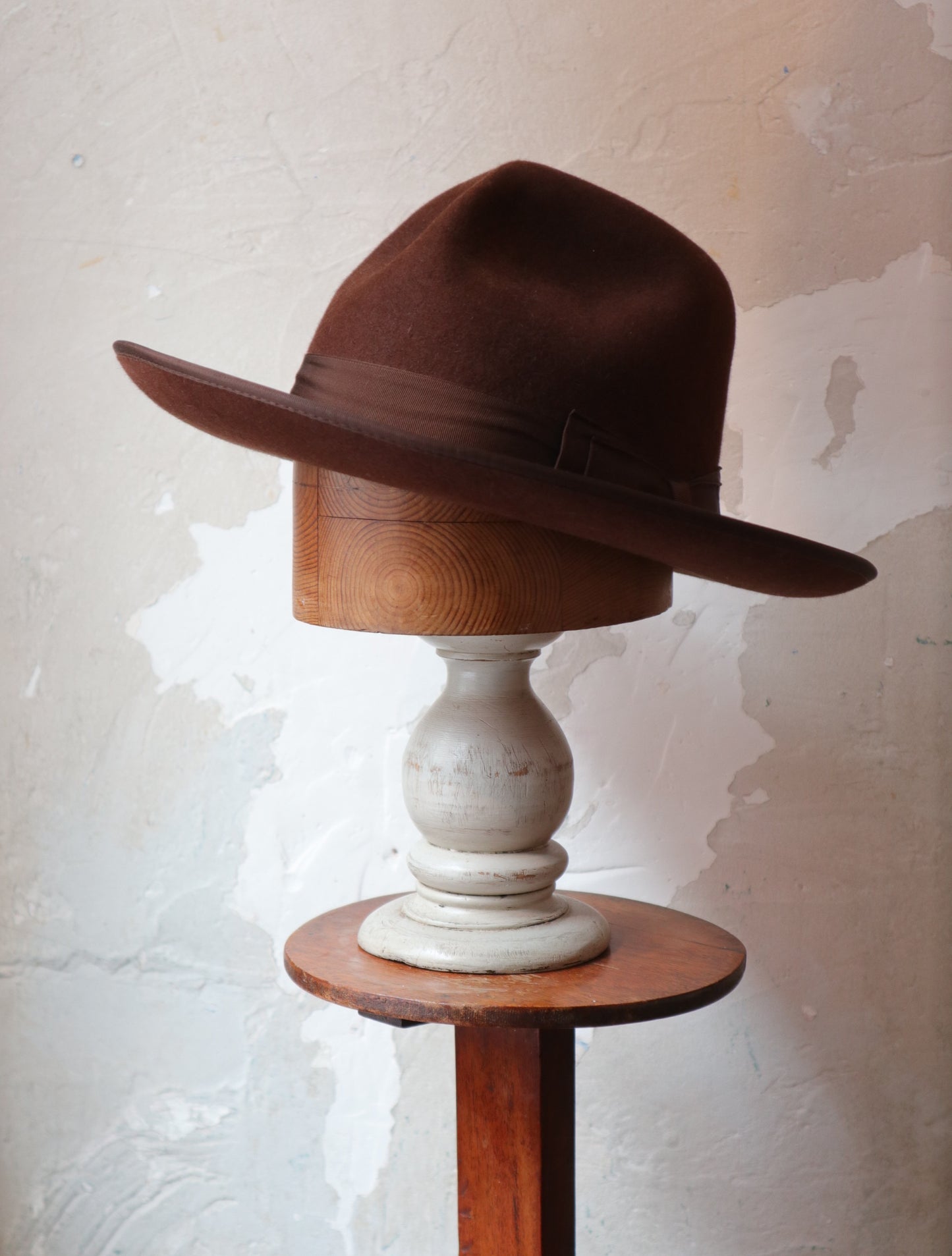 Brown Bosman Felt Hat / 58