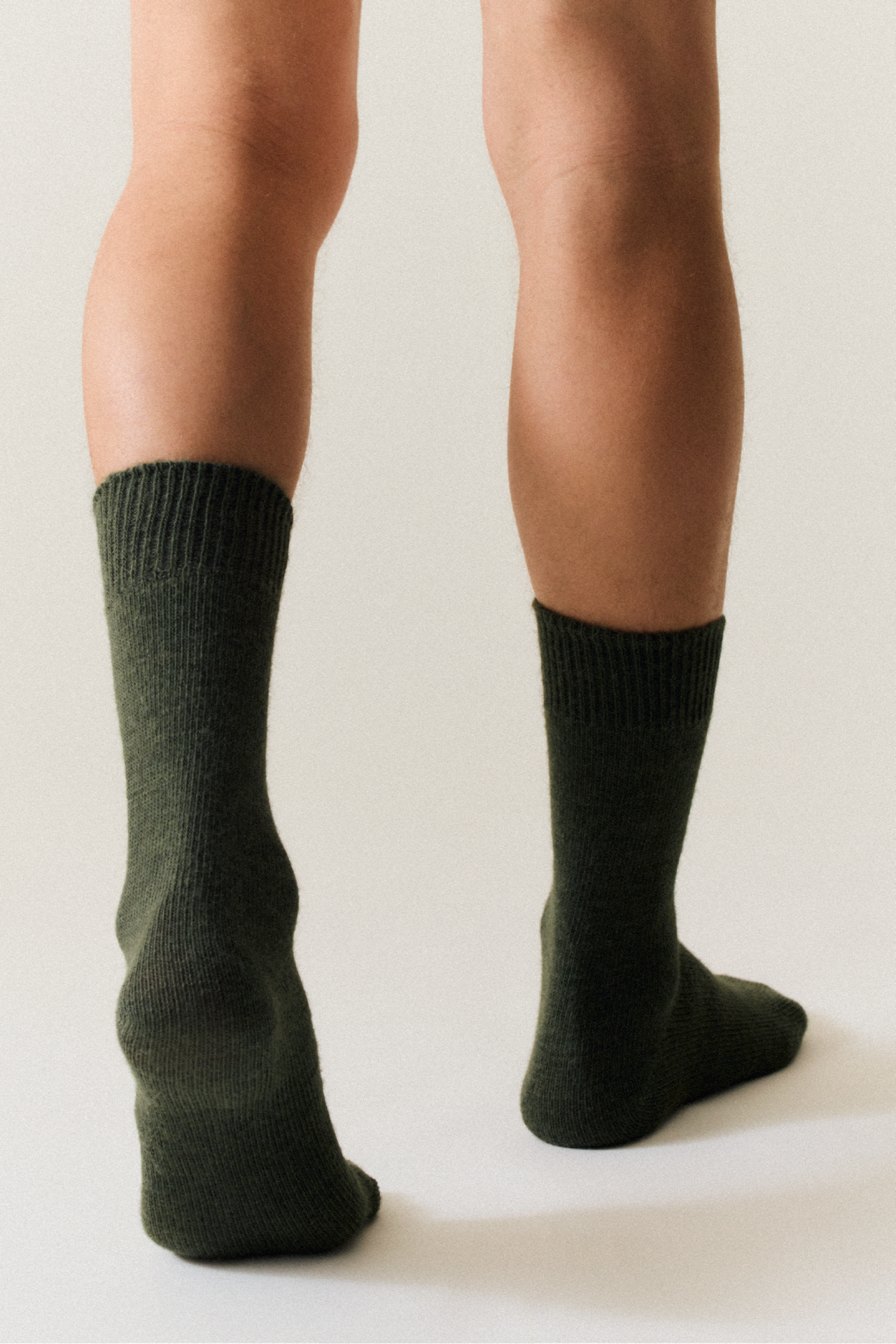 Pairs Socks - Glen Green Alpaca Socks: Glen Green / Large (UK 11-13)